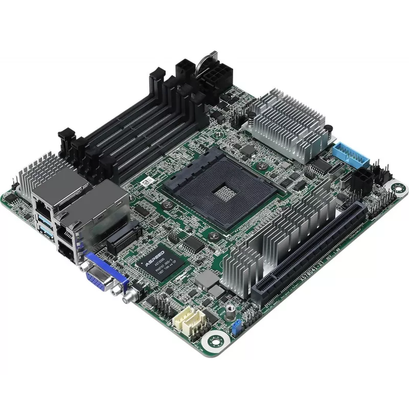 ASRock X570D4I-2T pagrindinė plokštė AMD X570 lizdas AM4 Mini ITX