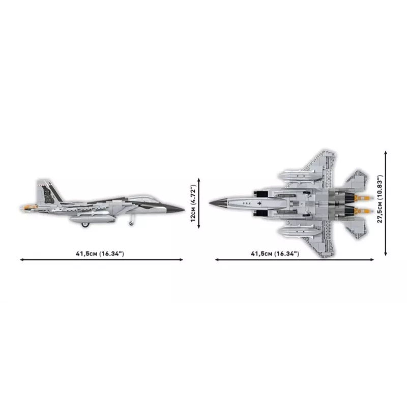 Cobi Building Blocks Boeing F-15EX Eagle II modelio rinkinys COIB-5900, kolekcinis mastelio konstrukcinis rinkinys