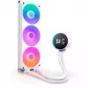 Viskas viename skysčio aušintuvas NZXT Kraken Elite 360 RGB 12 cm baltas