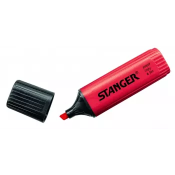 STANGER žymeklis, 1-5 mm, raudonas, dėžutėje 10 vnt. 180003000