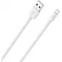 Mobiliojo telefono laidas RealPower 385240 2m USB A Lightning baltas