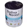 Šlapias šunų maistas Dolina Noteci Premium ėriena 800 g skardinė — be grūdų, suaugę šunys, baltymai 12%, drėgmė 77%
