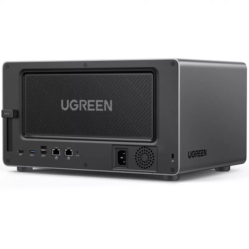 UGREEN NASync DXP8800 Plus 8 vietų NAS 0/8 SATA + 0/2 M.2 SSD, 2x 10GbE, 8 GB RAM