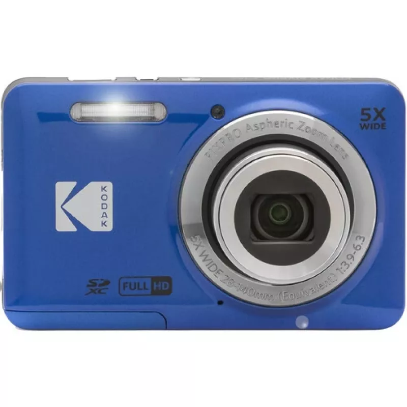 Kodak PIXPRO FZ55 1/2.3 Compact Camera 16 MP CMOS 4608 x 3456 Pixel Mėlyna (FZ55BL)