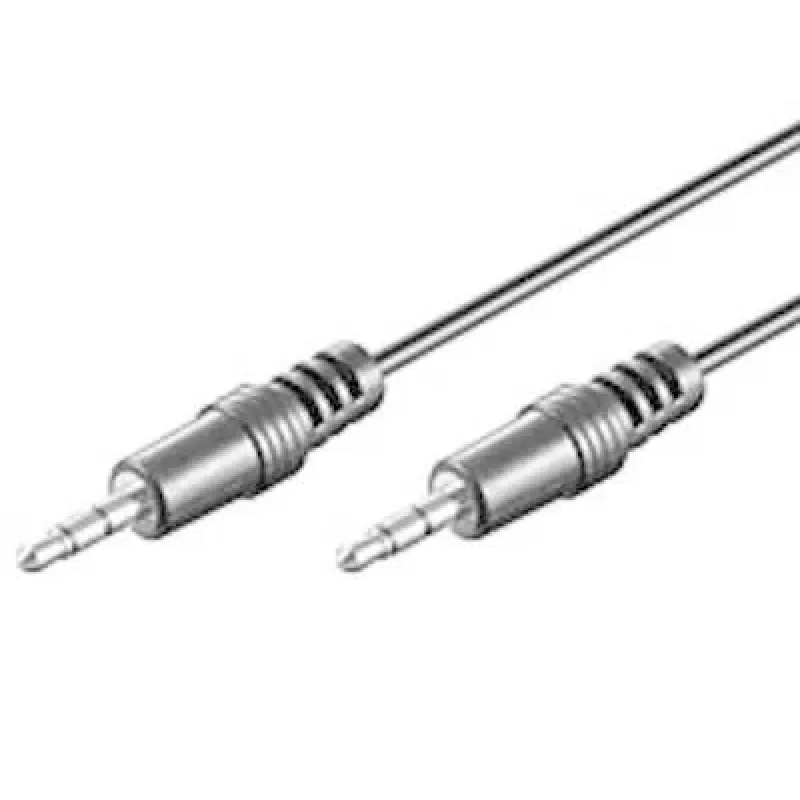 3,5 mm garso laidas, kištukas–kištukas, MediaRange MRCS140, 1 m, juodas