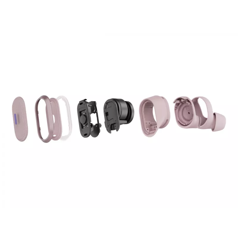 Logitech Zone True Wireless, į ausis įdedamos ausinės, ANC, Rosé, rožinės, įdedamos į ausis, Bluetooth, 985-001090