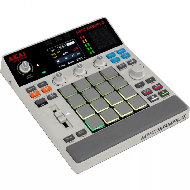 AKAI MPC SAMPLE – nešiojamasis sempleris/groovebox'as