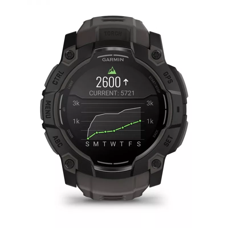 Garmin Instinct 3 AMOLED 3,3 cm (1,3) 50 mm skaitmeninis 416 x 416 px jutiklinis ekranas juodas GPS (palydovinis)