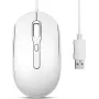 Perixx PERIMICE-222UW pelė optinė tyli USB-A balta - Pelė - optinė (PERIMICE-222UW)