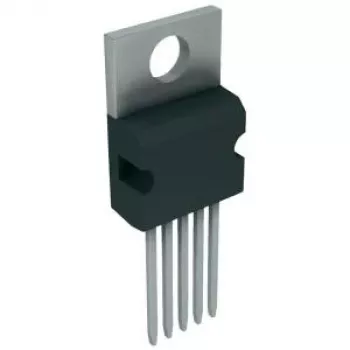 Step-down (buck) reguliatorius Texas Instruments LM2576HVT reguliuojamas 4–60 V įėjimas, 1,23–57 V išėjimas, TO-220-5