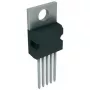 Step-down (buck) reguliatorius Texas Instruments LM2576HVT reguliuojamas 4–60 V įėjimas, 1,23–57 V išėjimas, TO-220-5