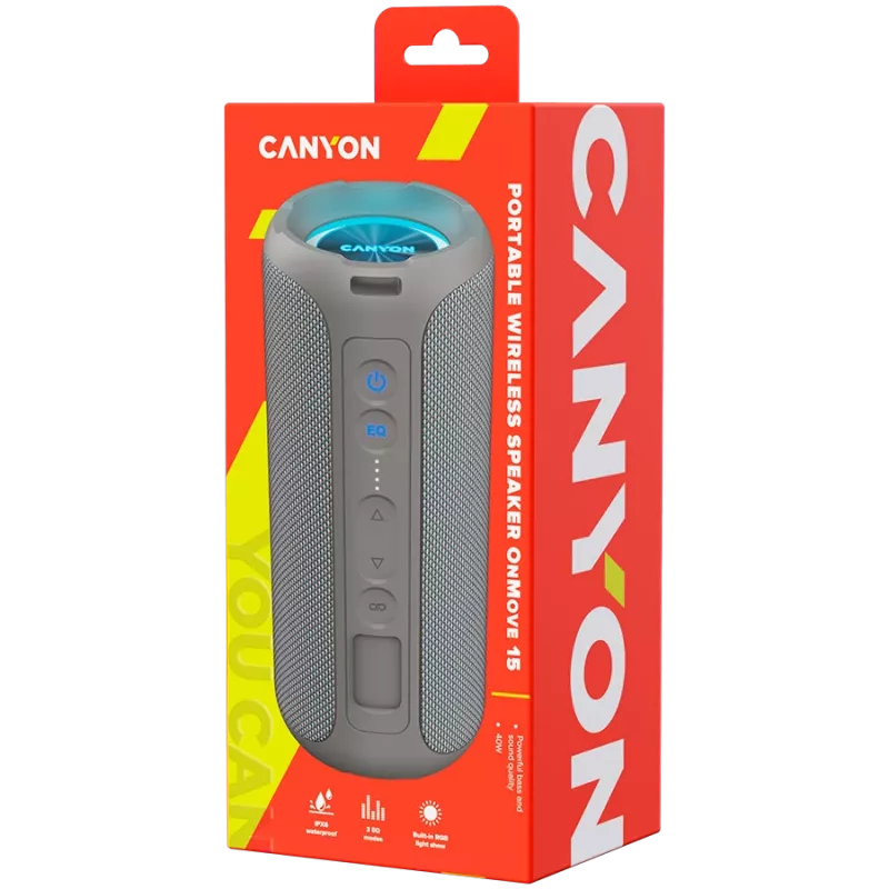 Canyon CNE-CBTSP15BG nešiojamasis garsiakalbis smėlio spalvos
