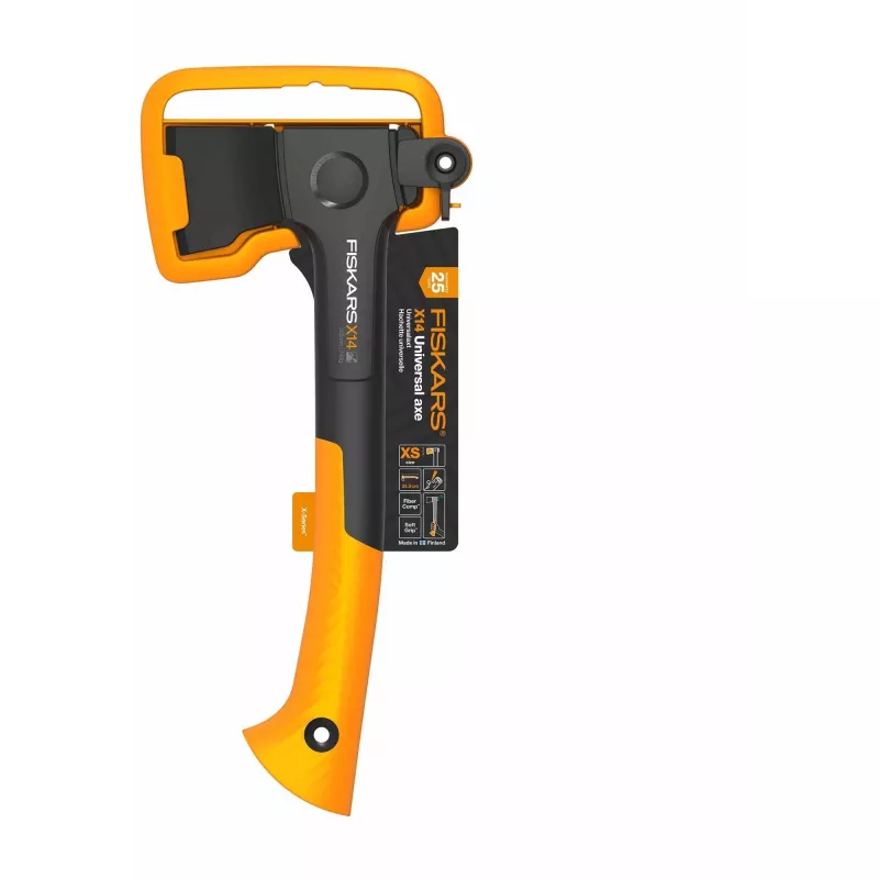 Fiskars 1069102 X14 kirvis 355 mm 750 g kaltinės plieno geležtė ergonomiška rankena