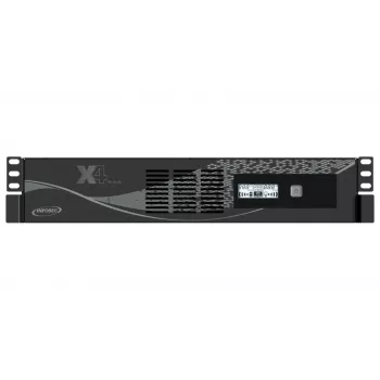 Stovo tipo UPS Infosec X4 2000 RM Plus 2 kVA / 1200 W, 10 F tipo lizdų, LCD, linijinės sąveikos