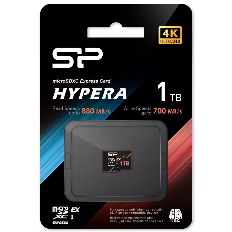 Silicon Power HYPERA atminties kortelė 1 TB MicroSDXC 3D TLC NAND Class 10 (SP001TBSTEI31V10)