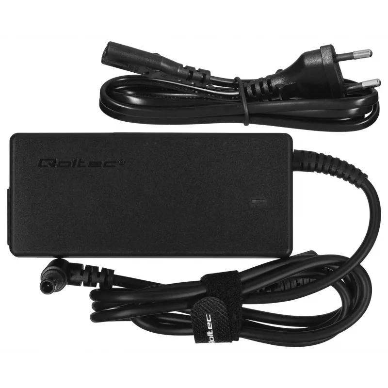 Mobiliojo įrenginio įkroviklis QOLTEC 51773, 42W, 14V 3A, įvestis 220–240V 50/60Hz, juodas, 1,19m laidas