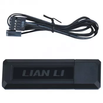 Ventiliatorius Lian Li UNI FAN SL Wireless LCD 120 juodas 3 vnt.