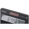 Stalinis skaičiuotuvas CASIO MJ-120D PLUS — pagrindinis 12 skaitmenų, baterija/saulės energija, 35 klavišai, mokesčių ir kvadratinė šaknis, juodas