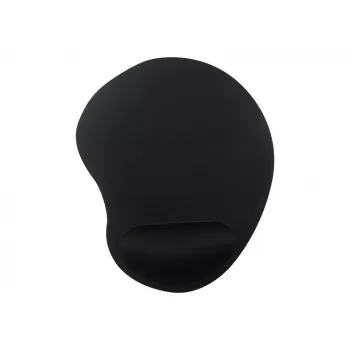 Pelės kilimėlis GEMBIRD MP-ERGO-01, porolono riešo atrama, 240×200 mm, 4 mm storio, juodas