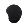Pelės kilimėlis GEMBIRD MP-ERGO-01, porolono riešo atrama, 240×200 mm, 4 mm storio, juodas