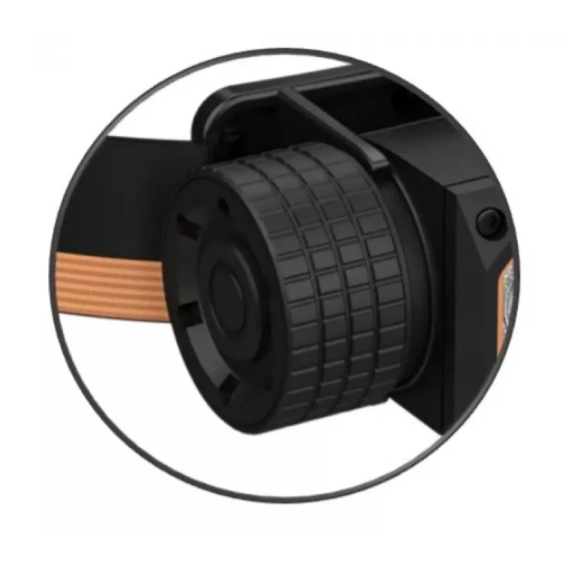 Priekinė lemputė Duracell DH2000R Gift Box — kompaktiška juodai oranžinė įkraunama priekinė lemputė