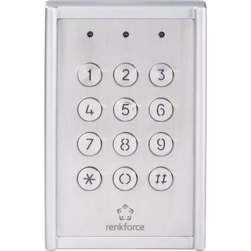Elektroninis kodinis užraktas Renkforce 751624 IP65 su apšviesta klaviatūra