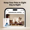 Automatinė gyvūnų šėrykla PETKIT YumShare Dual-hopper 2 su kamera, 5 L talpa, ABS ir 304 nerūdijantis plienas, balta