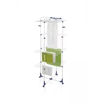 Džiovinimo stovas Leifheit Classic Tower 450 81456 — vidaus/lauko, 45 m džiovinimo plotas, ratukai, 1760×690 mm
