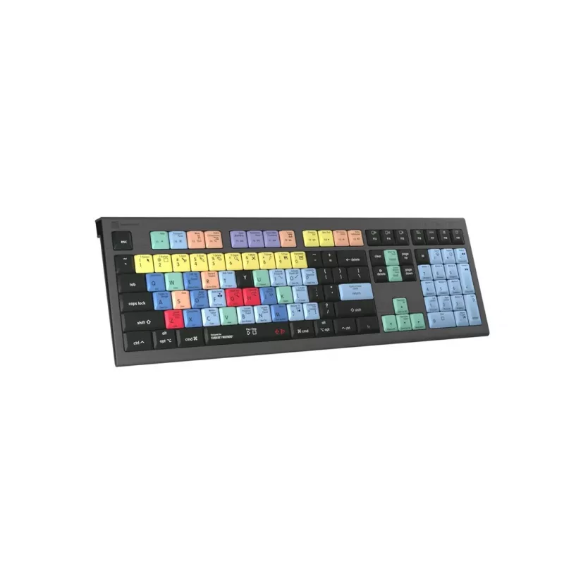 Logickeyboard LKB-CBASE-A2M-UK klaviatūra universali USB QWERTY UK anglų k. juoda