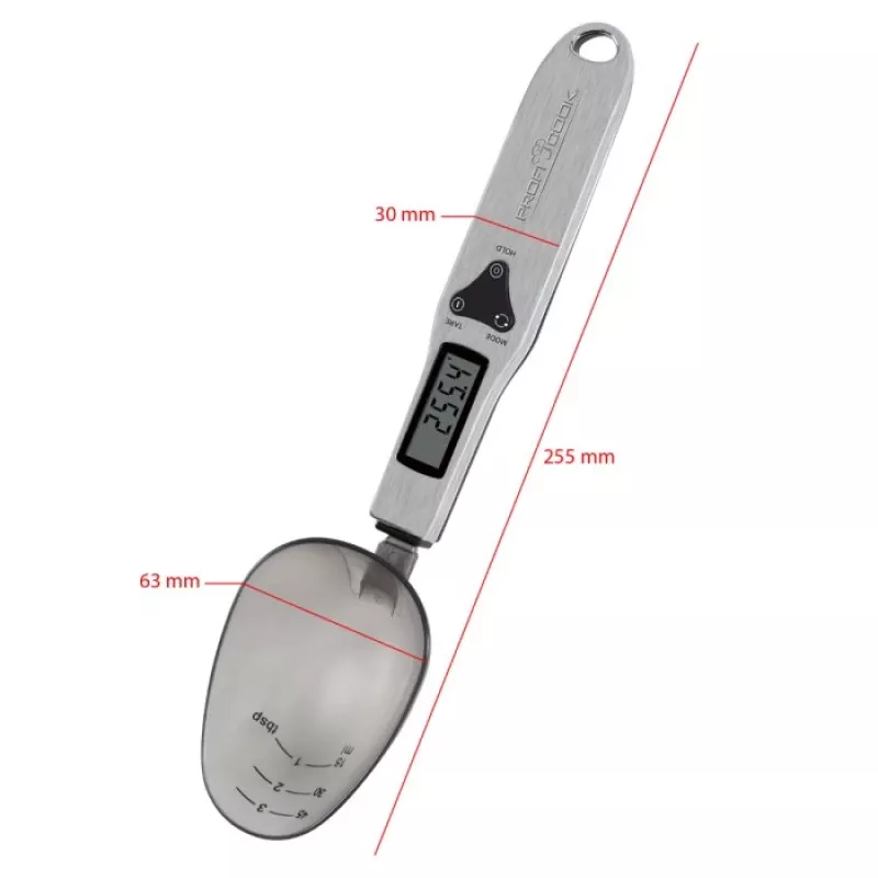 ProfiCook PC-LW 1214 Nerūdijančio plieno elektroninės virtuvinės svarstyklės