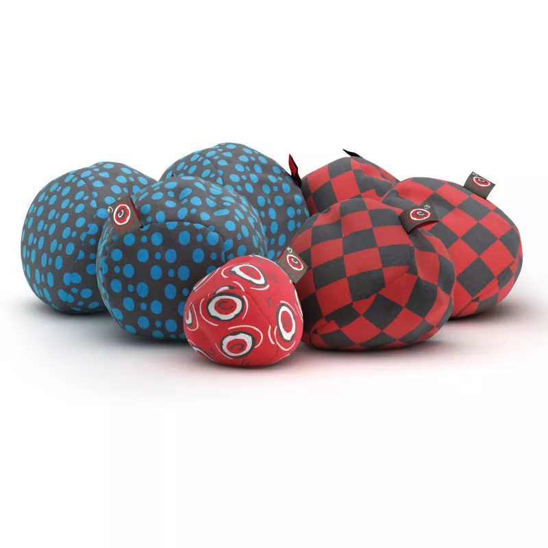 Crossboule Set Downtown, įgūdžių žaidimas mėlynas/raudonas