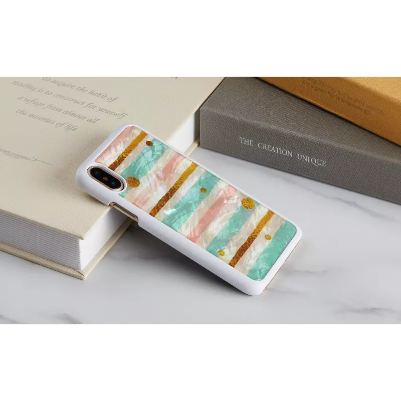 išmaniojo telefono dėklas iKins, skirtas iPhone XS / iPhone XS Max — pop mint Juoda