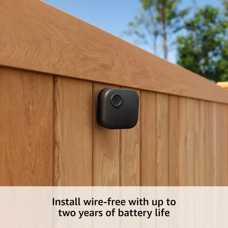 IP apsaugos kamera Blink B0DHLT8T9L Outdoor Wall Juoda Cube