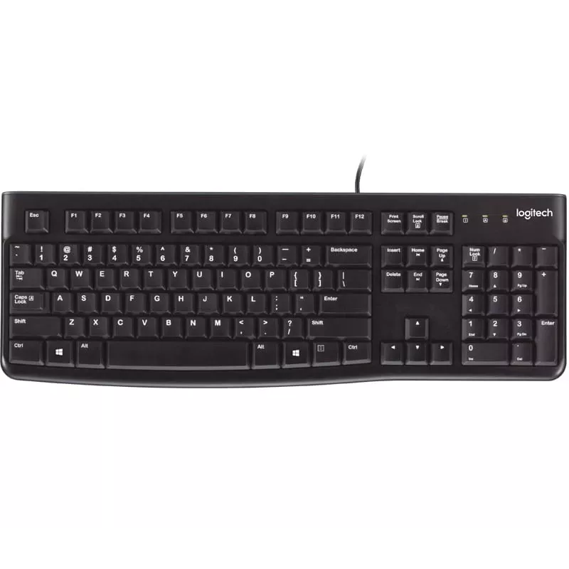 Klaviatūra K120 Verslui Juoda - Heb - EMEA-914
