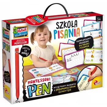 Mokomasis rinkinys Montessori rašymo mokykla su 18 planšetinių kompiuterių
