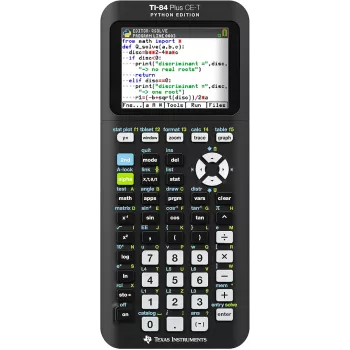 Grafinis skaičiuotuvas Texas Instruments TI-84 Plus CE-T Python Edition – spalvotas ekranas, Python palaikymas