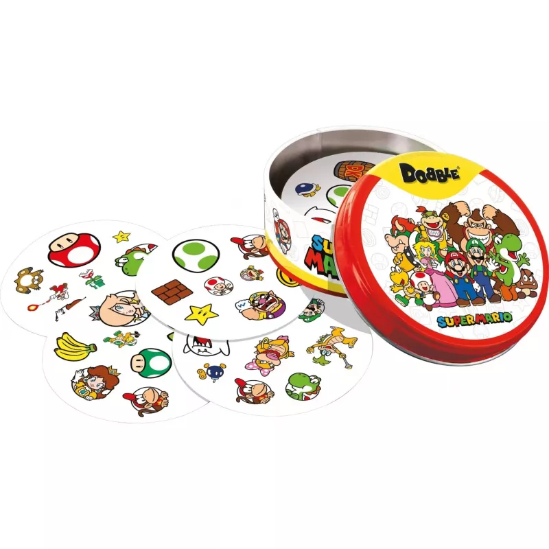 Dobble Super Mario, kortų žaidimas