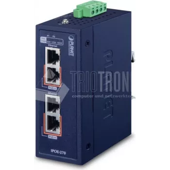 PLANET IPOE-270 tinklo komutatorius Power over Ethernet PoE 4 RJ-45 prievadai