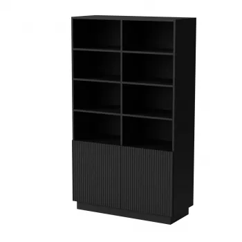 Cama LIVERTI shelving unit 100x42x171 Juoda