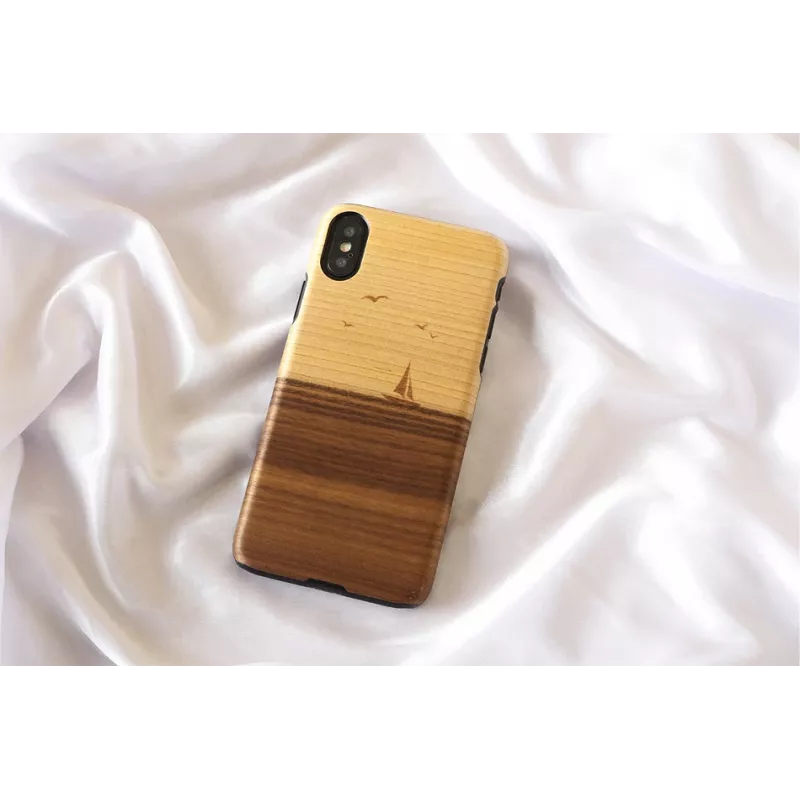 man and wood išmaniojo telefono dėklas iPhone X/XS – modelis mare, juodas