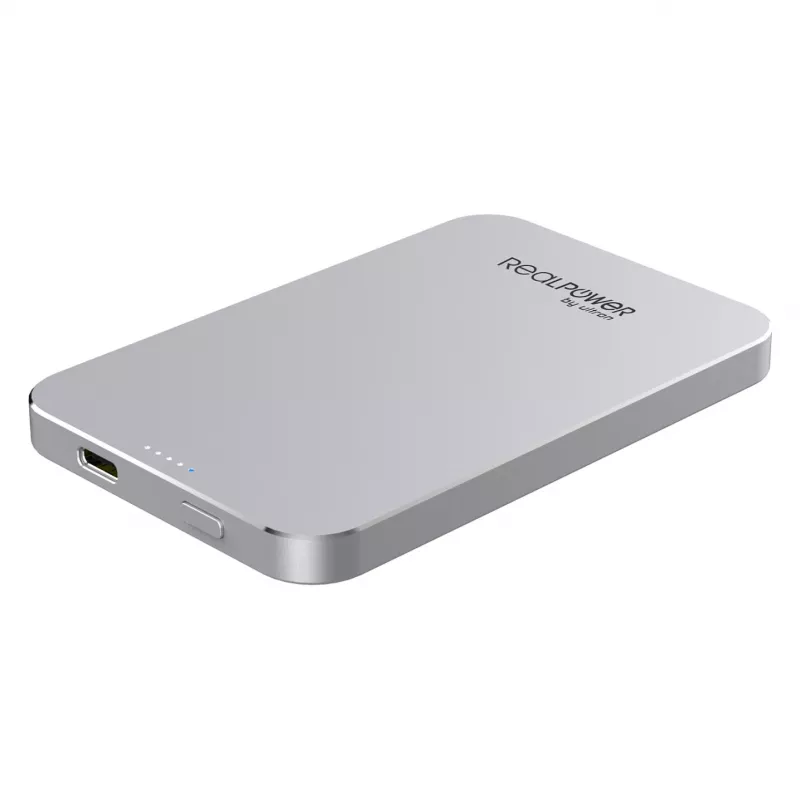 RealPower išorinė baterija PB-5000 MAG Sidabrinė 5.000mAh
