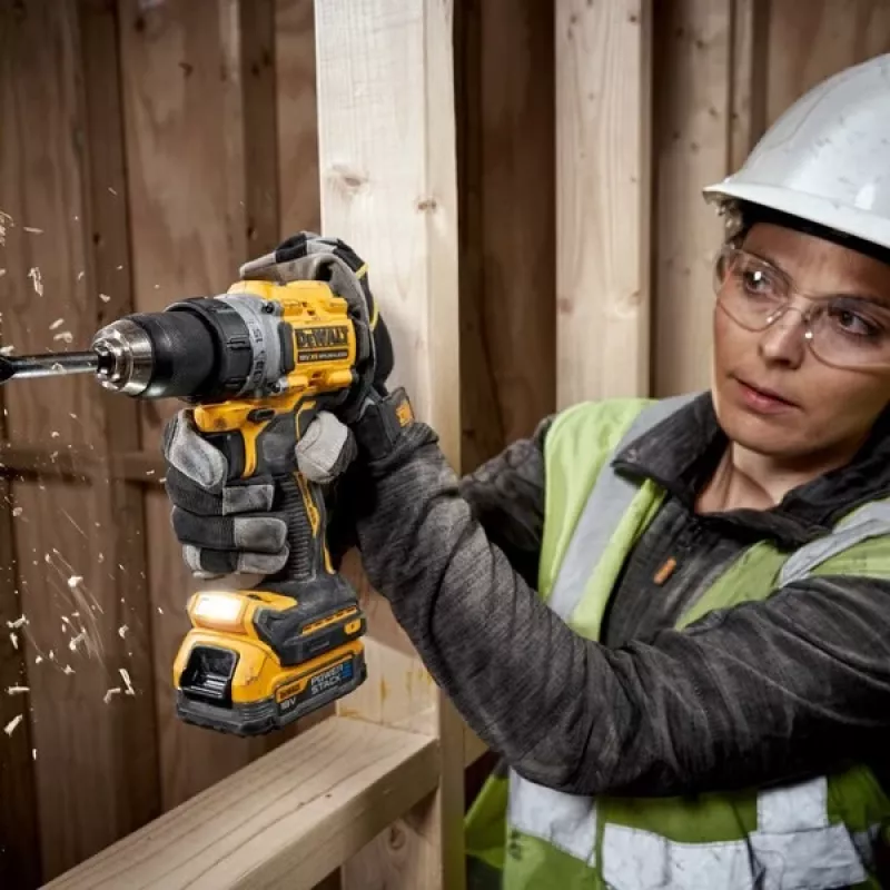 DeWALT DCD800E2T-QW gręžtuvas 2000 RPM 1,28 kg Juoda, Geltona