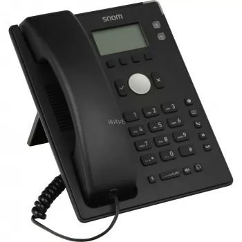 snom D120 - VoIP telefonas - trijų krypčių skambučiai - SIP - 2 laidai - juoda (4361)