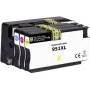 Renkforce rašalo kombinacijos rinkinys, pakeičiantis HP 950 XL, 951 XL (C2P43AE) suderinamas juodas, žydras, rausvai raudonas, geltonas RF-5705448 (RF-5705448)