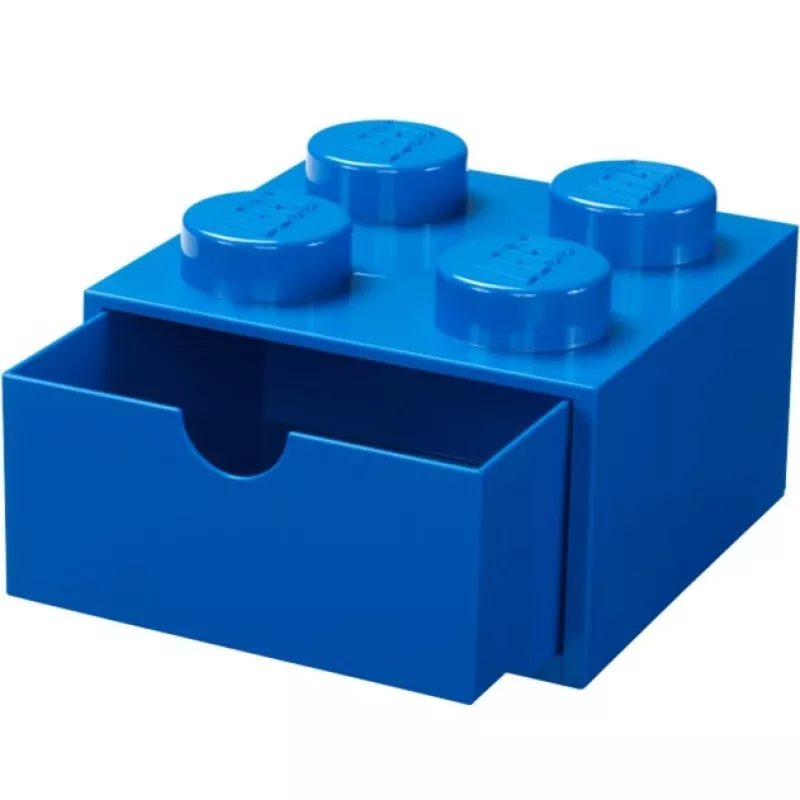 LEGO stalo stalčius 4, mėlynas dėžutė su kaištukais
