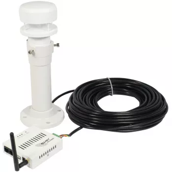 Anemometras ALLNET ALL3420, skirtas IP pastatų automatizavimui, vėjo greičio matavimo prietaisas