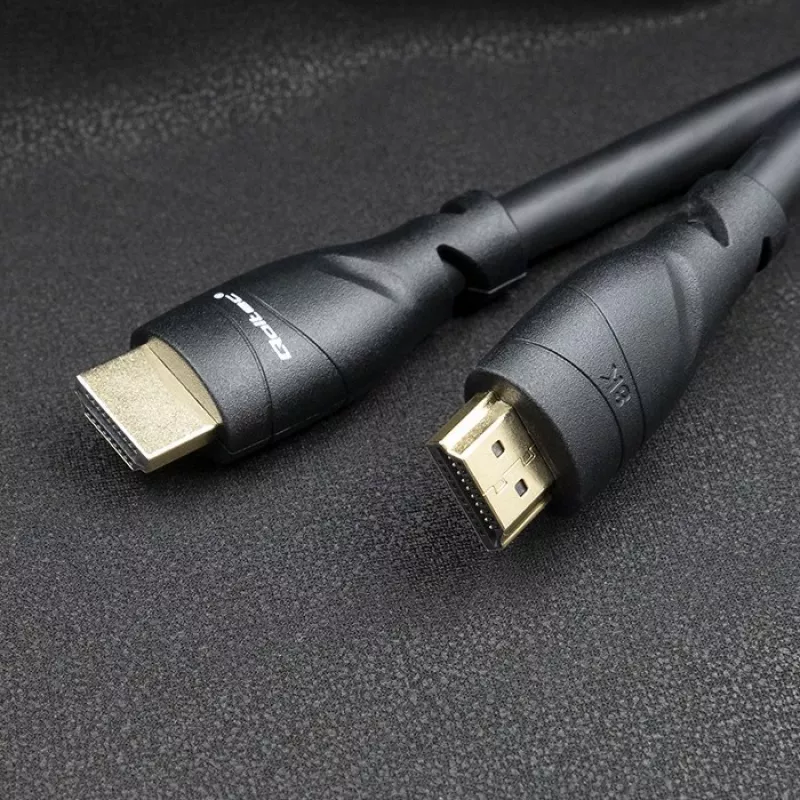 HDMI 2.1 laidas QOLTEC 5 m — 48 Gbit/s, 8K@60Hz, 26AWG, paauksuotos jungtys
