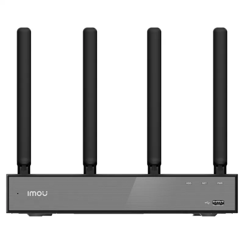 Tinklo vaizdo registratorius IMOU N118W juodas — 18 kanalų, 4 kan. atkūrimas, 3840×2160 maks., dviejų dažnių „Wi‑Fi“, SATA iki 16 TB