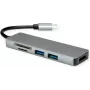 ROLINE prijungimo stotelė Type C HDMI 2x USB3.2 Gen1 A SD/MicroSD - Skaitmeninė/Duomenų (12.02.1019)