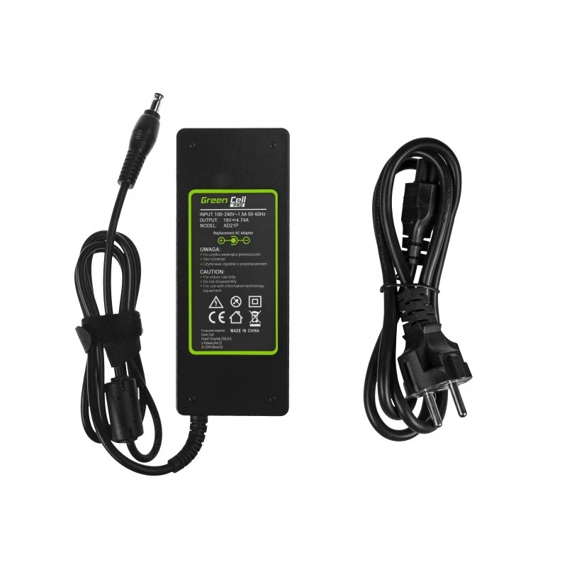 Green Cell AD21P maitinimo adapteris/inverteris Vidaus 90 W Juoda